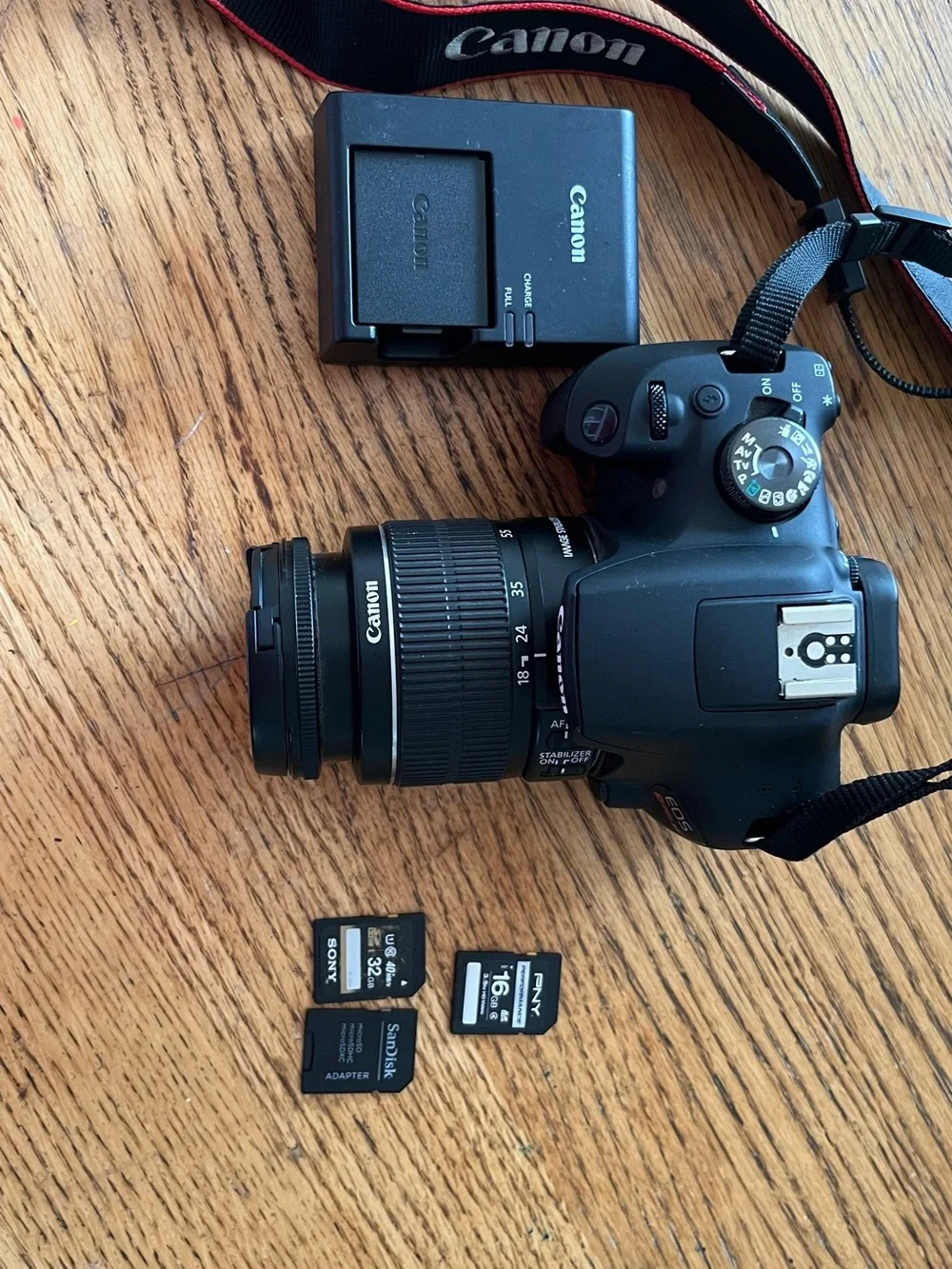 Canon EOS Rebel T7 Camera with Black Body